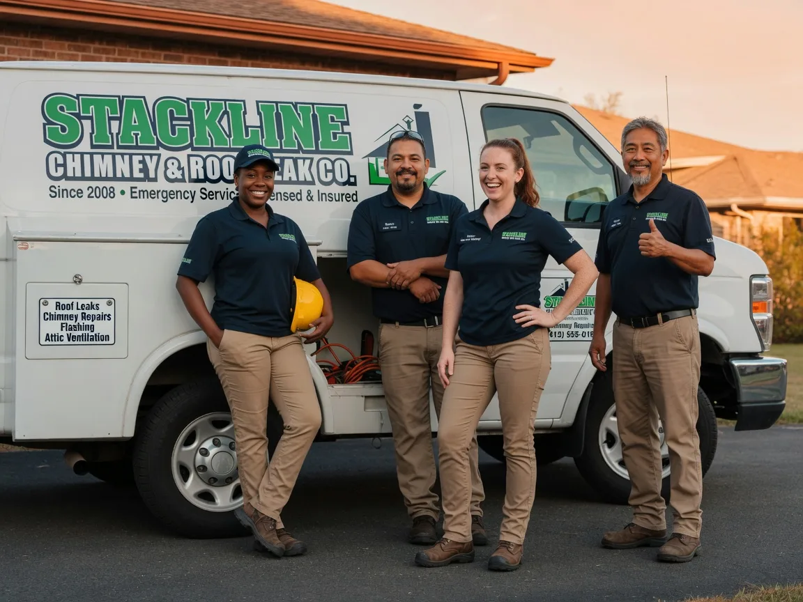 Chimney flashing repair company in Eure, NC